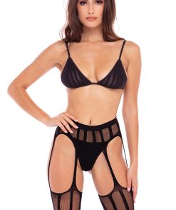 Sexy set od 3 dijela s podvezicama